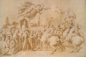 The Repulse of Attila by Raffaello Sanzio Raphael